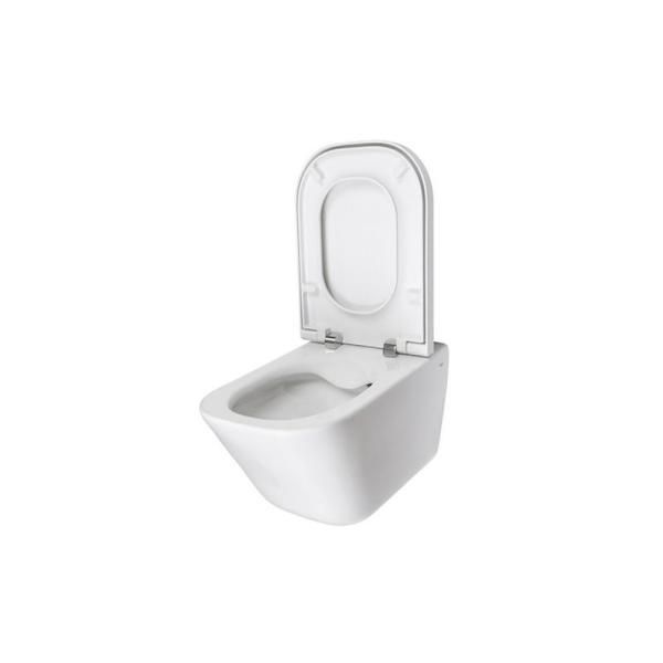 Унитаз с инсталляцией Roca The Gap Rimless 893104100 безободковый сиденье микролифт