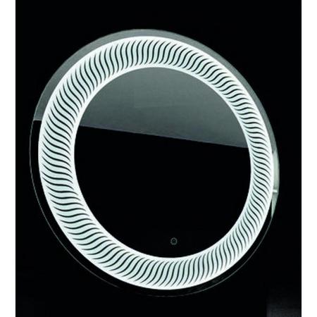 Зеркало Континент Марс ЗЛП55 LED d77 c подсветкой