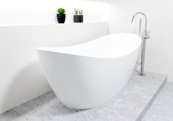 Ванна Aquastone Торре 168x80 литьевой мрамор отдельностоящая