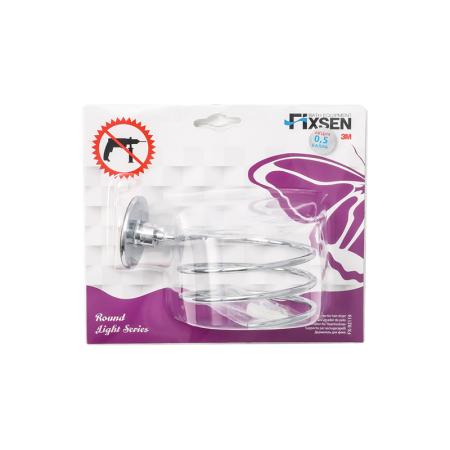 Держатель фена FIXSEN ROUND FX-92119, хром