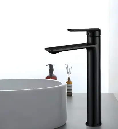 Смеситель для раковины BOCH MANN, MIMI XLB BM9190 высокий, черный