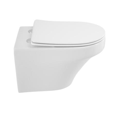 Сиденье дюропласт, soft close, металлическое крепление CZR-2316-SC