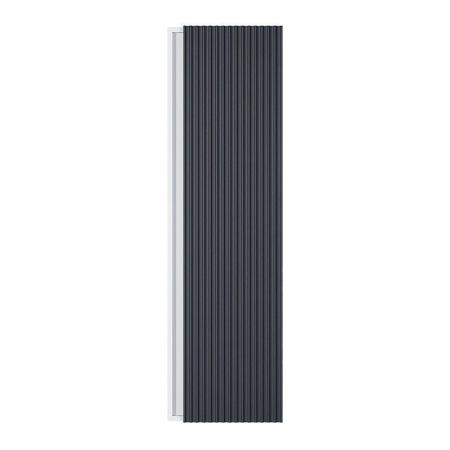 Шкаф-пенал для ванной Uperwood Next Premium, 35*28*120 см, подвесной, белый/графит
