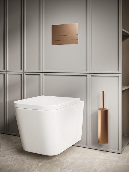 Кнопка смыва KNOTLOR DUET BIS109RB, бронза  (серия 1)