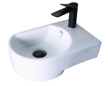 Раковина Gid N9273L 41x27 подвесная белая