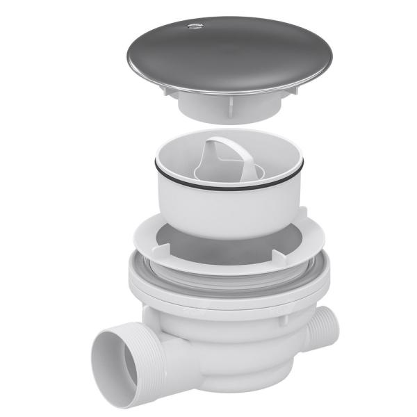 Сифон для душевых поддонов RGW Velplex QYD-01 хром  39241101-01