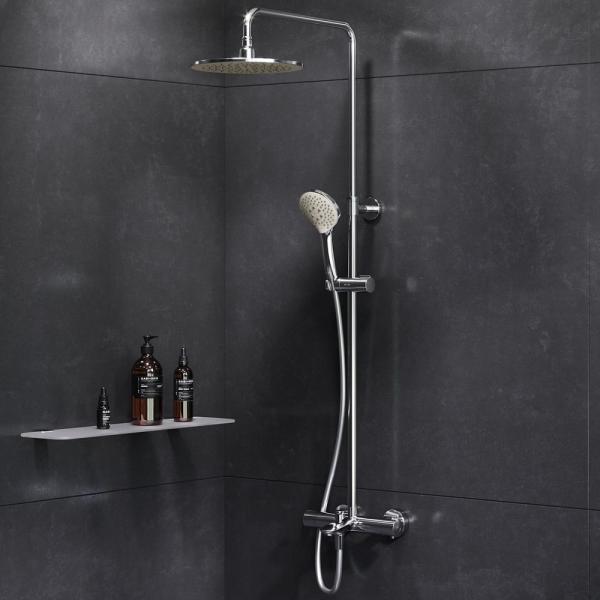 Душевая система для ванны AM.PM Gem F0790520 термостат хром