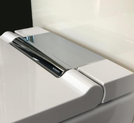 Унитаз-биде Geberit AquaClean Sela 146.224.21.1 (глянцевый хром) подвесной