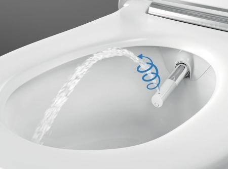 Унитаз-биде Geberit AquaClean Sela 146.224.21.1 (глянцевый хром) подвесной