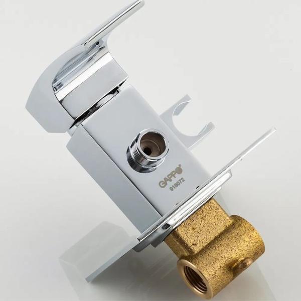 Гигиенический душ Gappo G7207-8 белый/хром встроенный