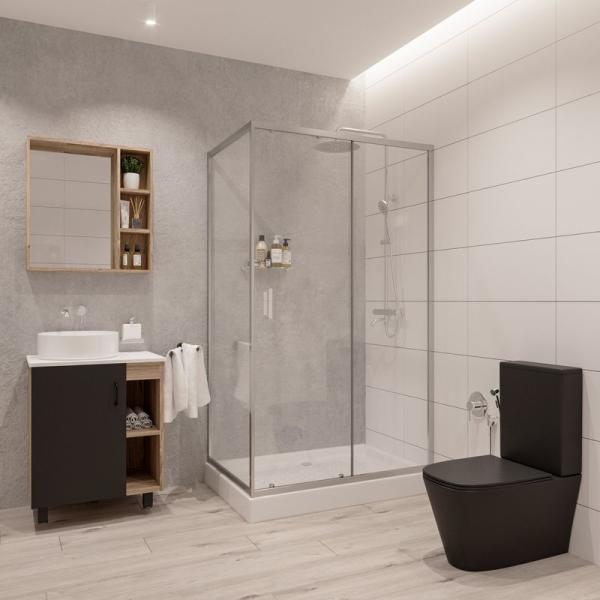 Душевой уголок Niagara Nova NG-6612-08 (120*80*190) прямоугольник, двери раздвижные