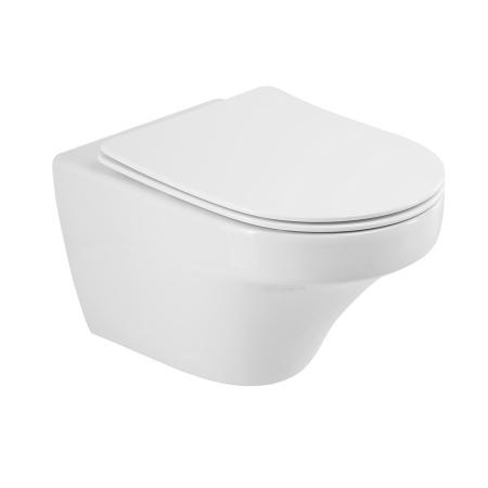 Сиденье дюропласт, soft close, металлическое крепление CZR-2316-SC
