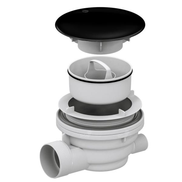 Сифон для душевых поддонов RGW Velplex QYD-01 черный  18241101-04