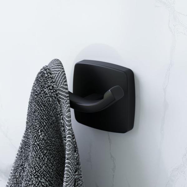 Двойной крючок для полотенец AM.PM Gem A9035622 черный