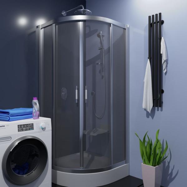 Полотенцесушитель Тругор Пэк сп Вектор 120*15 черный ВГП электрический