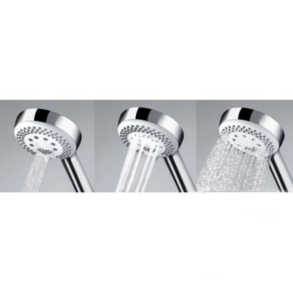 Душевой гарнитур Kludi Logo 3S 6839305-00, 90 см, держатель хромированный пластик, цвет хром