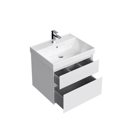 Тумба Kerama Marazzi CUBO КУБО CUB.60.2\WHT.M подвесная с ящиками 60, белая матовая