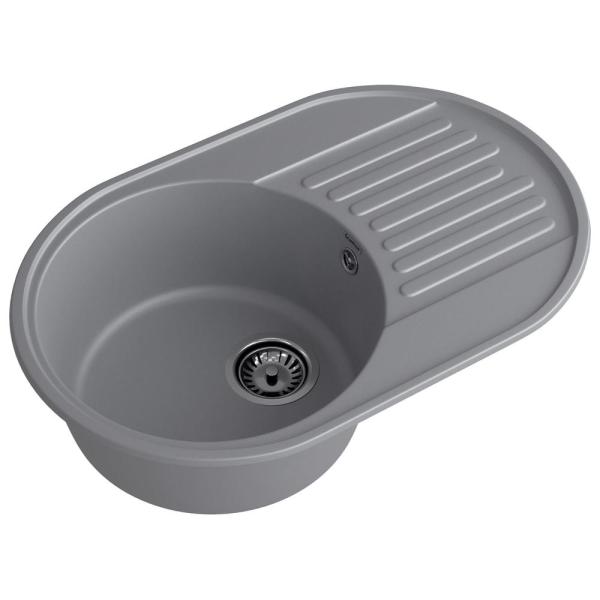 Кухонная мойка GranFest QUARZ 18, темно-серый