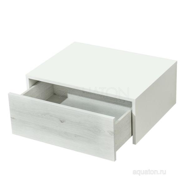 Комод Aquaton Сакура 1A220403SKW80 60 с ящиком,ольха наварра/белый глянец