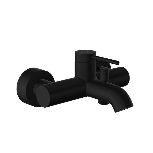 Смеситель VitrA Minimax Round  A4354836EXP настенный однорычажный матовый черный латунь