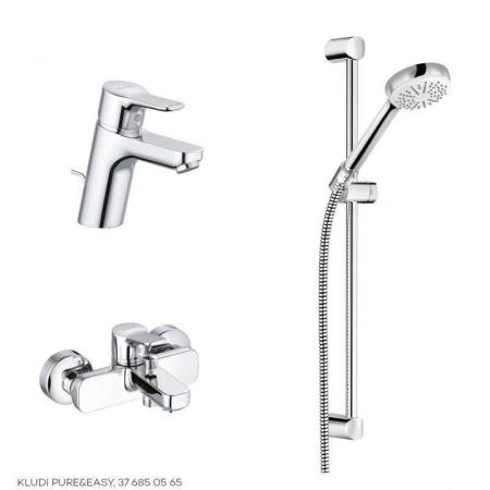 Комплект для ванны KLUDI PURE&EASY 376850565 3 в 1