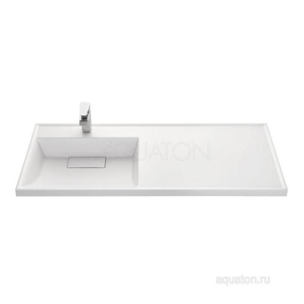 Раковина AQUATON Лондри 1200 белая левая 1A72843KLH01L