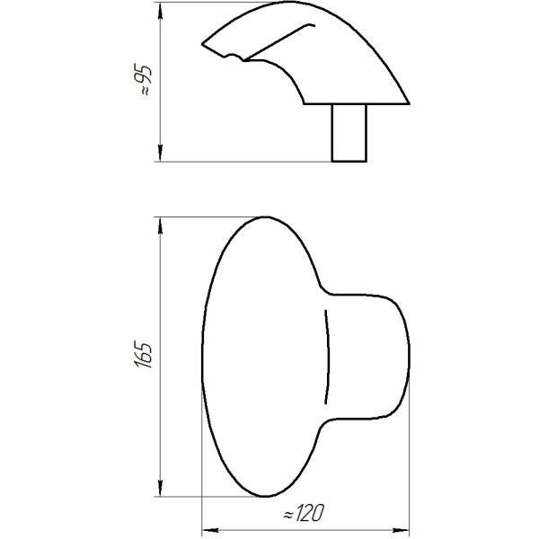 Излив Радомир МиниСфера 1-28-2-0-0-665 хром