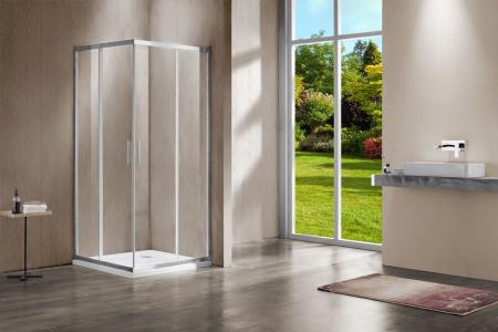 Душевой уголок Vincea Garda VSS-1G100CL, 1000*1000, хром, стекло прозрачное