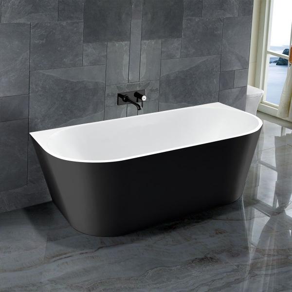 Ванна акриловая Vincea VBT-421-1700MB, 1700*800*580 цвет матовый черный