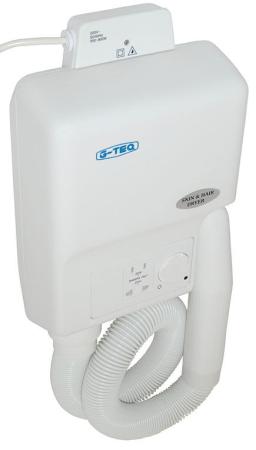Фен настенный со шлангом G-teq 8721 11.03 белый
