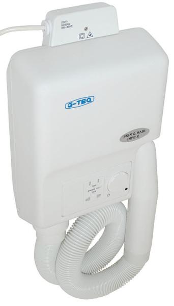 Фен настенный со шлангом G-teq 8721 11.03 белый
