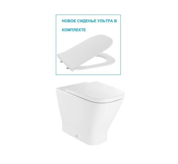 Унитаз Roca Gap 347477000 приставной с сиденьем микролифт