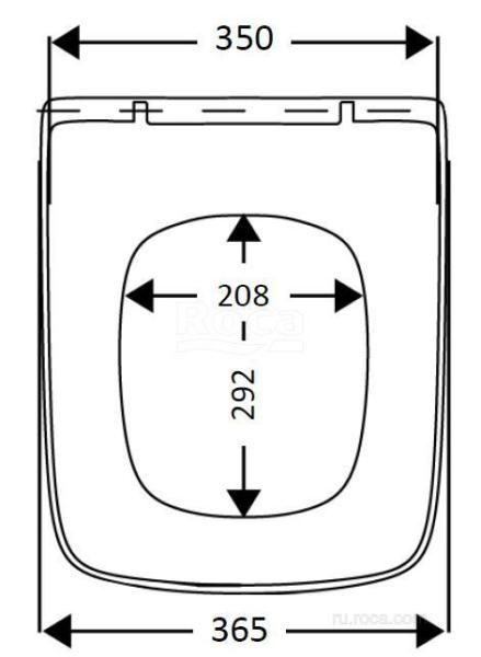 Крышка для унитаза Roca Debba Soft Close Eco Damp ZRU9302826