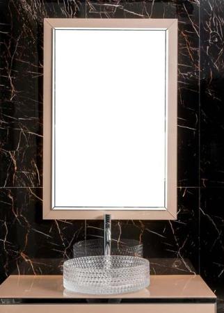 Зеркало Boheme Dolce Пыльная Роза 105x70см 567-Rose