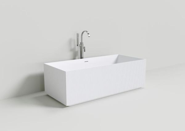 Ванна NT BAGNO NT222 LIETO 1700x750 искусственный камень белый матовый