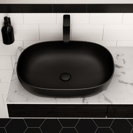 Смеситель VitrA Root Square  A4273336EXP однорычажный матовый черный латунь