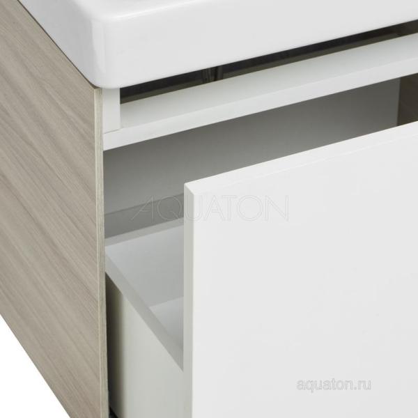 Тумба под раковину AQUATON Асти 70 белый глянец 1A263001AXD70