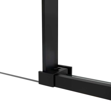 Душевая дверь Vincea Slim Soft VDS-1SS110CLB, 1100, черный, стекло прозрачное