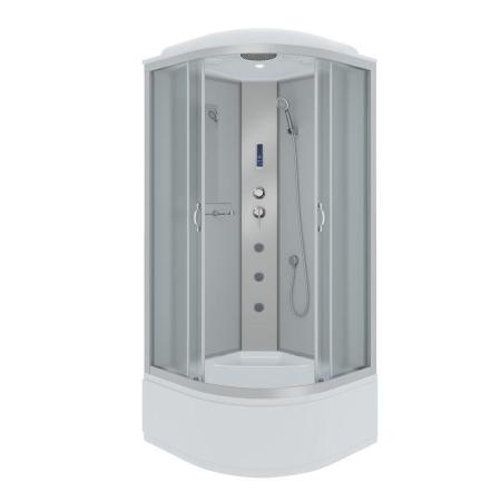 Душевая кабина Niagara NG-2307-14F 800х800х2150 высокий поддон 40см стекло матовое