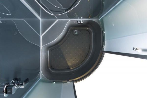 Душевая кабина Esbano 90x90 полукруг матовое стекло ESKG90CRB