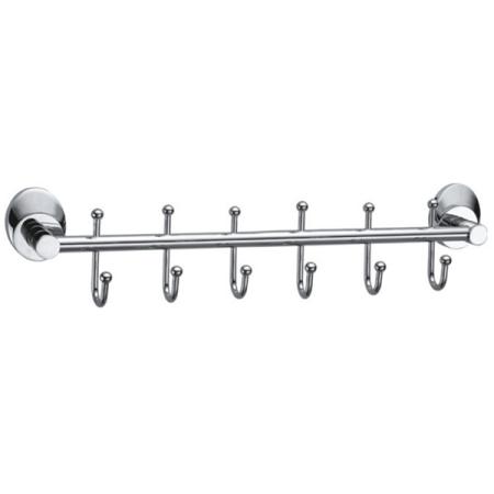 Планка с шестью крючками FIXSEN EUROPA FX-21805-6, хром