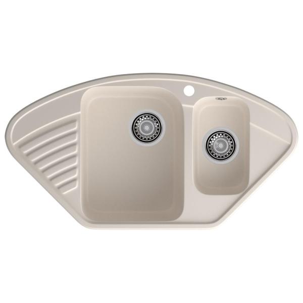 Кухонная мойка GranFest QUARZ 14, белый