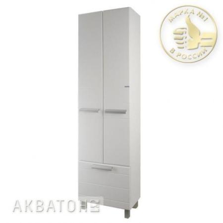 AQUATON Пенал Альтаир 50 см с корзиной для белья 1A041803AR010