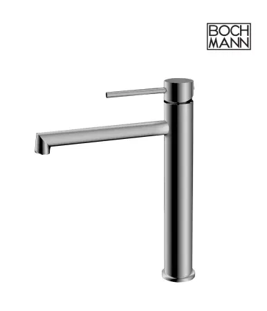 Смеситель для раковины BOCH MANN, STELLA BN BM10437 из нержавеющей стали цвет матовый никель