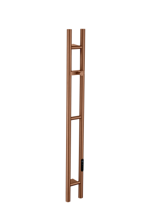 Полотенцесушитель электрический Boheme 2-трубы круглый BRUSHED BRONZE 729-BRB