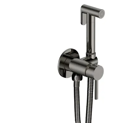 Смеситель с гигиеническим душем BOCH MANN BRAIES GR CK-P07GR из латуни, с шлангом 120 см, серый