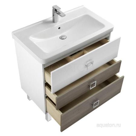 Тумба с раковиной Акватон Стамбул 85 М цвет лиственница