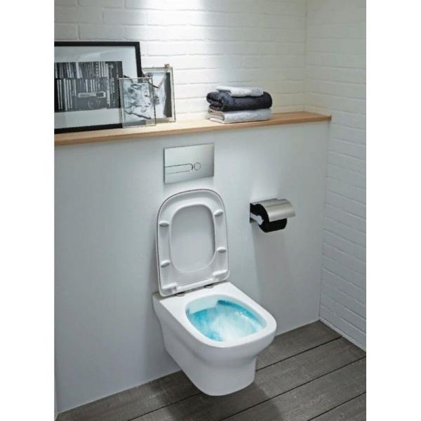 Унитаз Jacob Delafon STRUKTURA EDE102-00 безободковый подвесной /54х34/(белый)