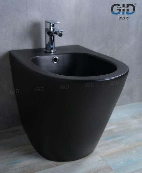 Биде Gid BDN-30BM 53 см напольное черный матовый