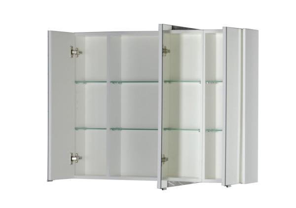 Зеркало шкаф Aquanet Латина 90 цвет белый (179605)